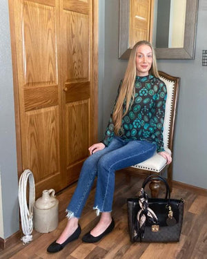 FOREVER IN TURQUOISE TOP