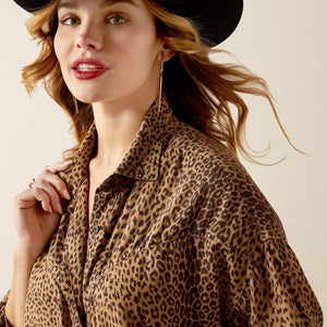 Relaxed Leopard Shirt