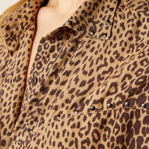 Relaxed Leopard Shirt