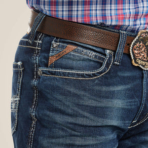 Mens Ariat M4 Low Rise Stretch Adkins Boot Cut Jean