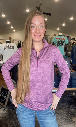 Rebar Evolution 1/2 Zip Top