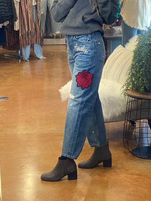 ULTRA HIGH RISE RODEO QUINCY TOMBOY STRAIGHT PANT