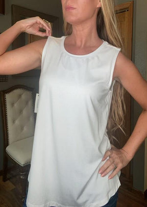 Liverpool Sleeveless Scoop Neck Tank Top