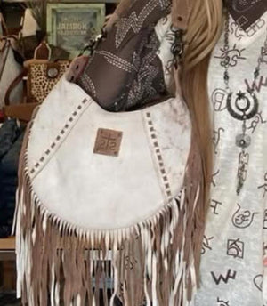 The Cremello Nellie Fringe Bag