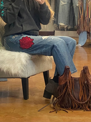 ULTRA HIGH RISE RODEO QUINCY TOMBOY STRAIGHT PANT