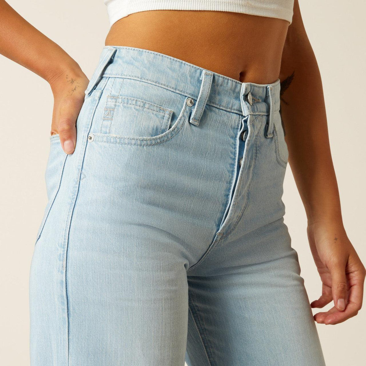 Ultra High Rise Tomboy Wide Leg Jeans