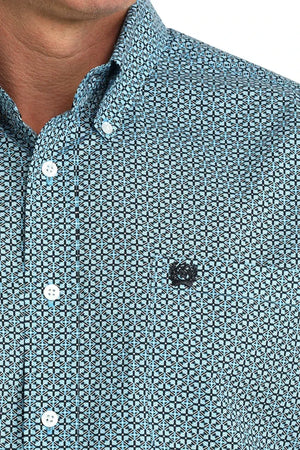 Men's Classic Fit Button-Down Western Shirt