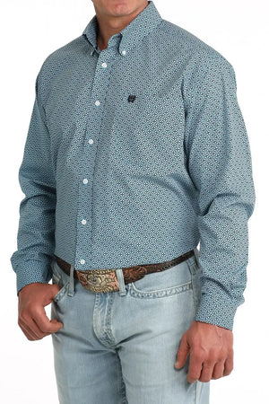 Men's Classic Fit Button-Down Western Shirt