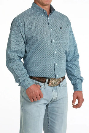 Men's Classic Fit Button-Down Western Shirt