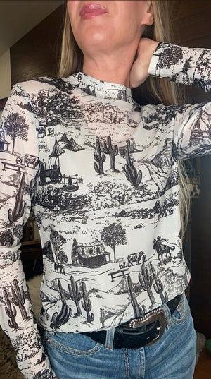 THE OLD DAYS MESH TOP