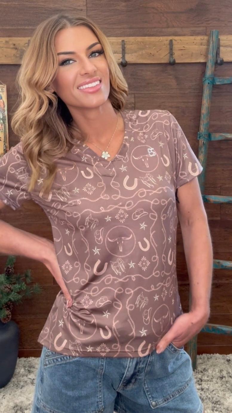 Rope Print Tee