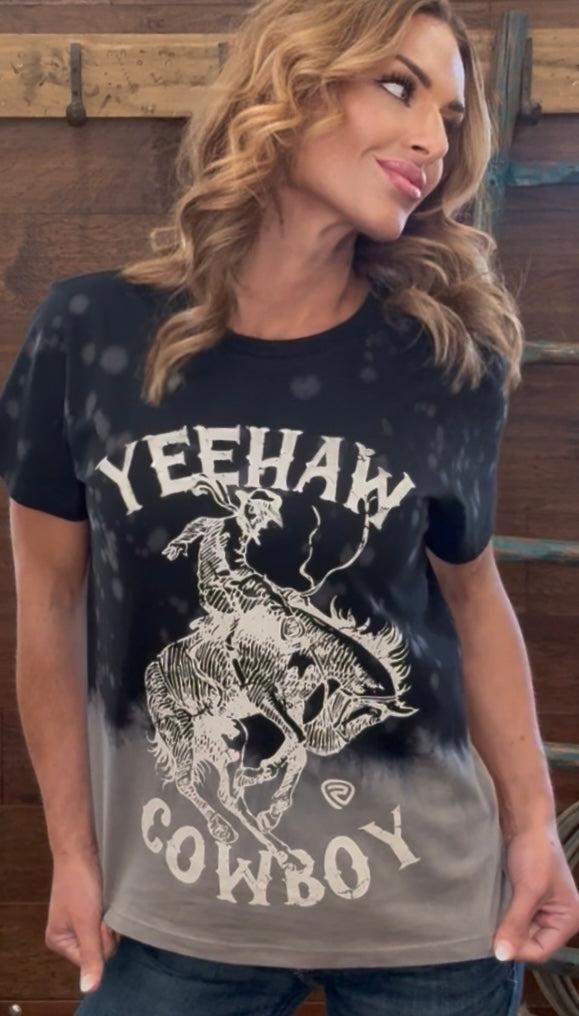 Yeehaw cowboy graphic tee