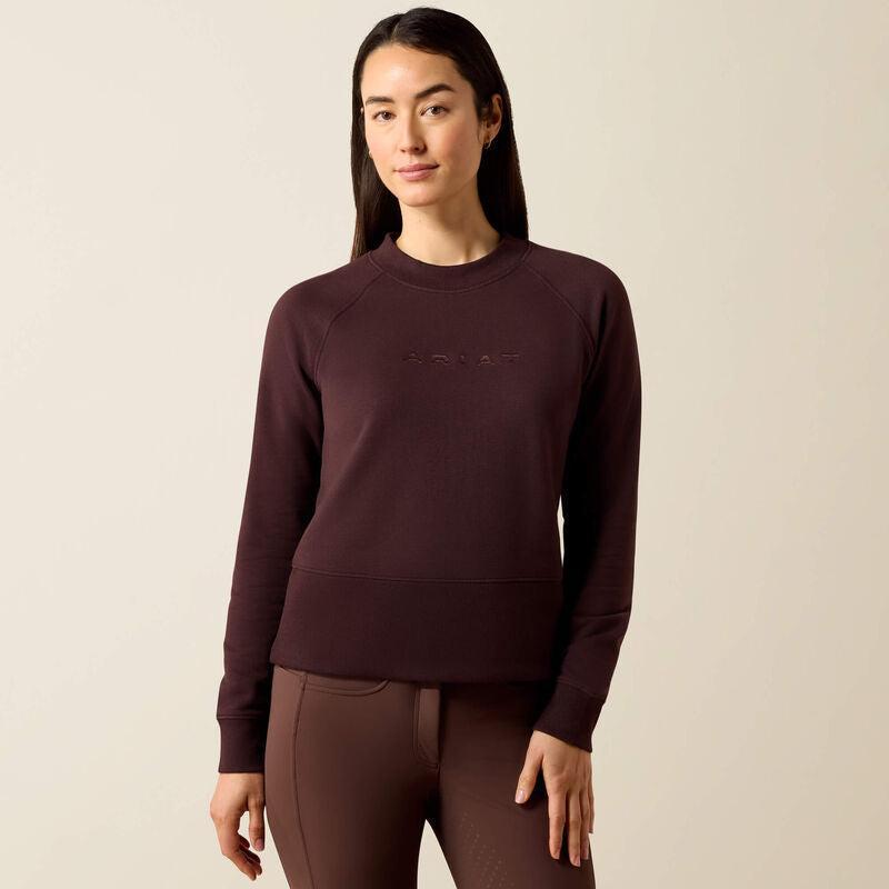 Ariat Martine Chocolate Plum Sweatshirt