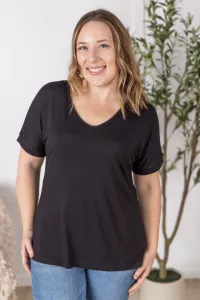 V-Neck black t-shirt