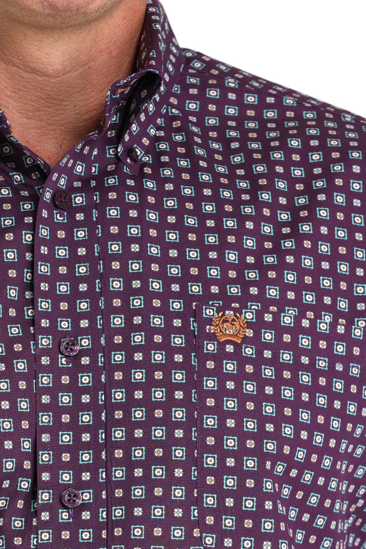 Cinch Men’s Long Sleeve Classic Print