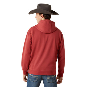 Mens Ariat Liquid Stamp Flag Hoodie