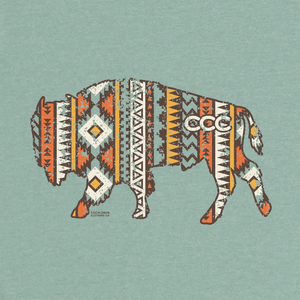 Aztec Buffalo Graphic Tee