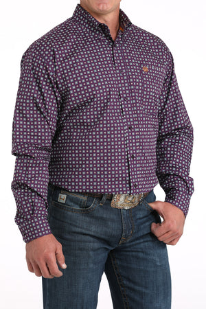 Cinch Men’s Long Sleeve Classic Print