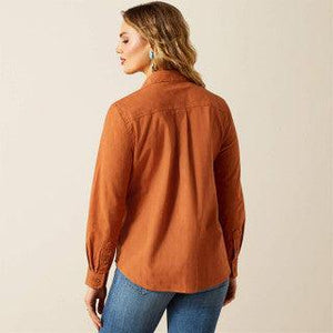 Ariat Women's Glazed Ginger Dobby REAL Billie Jean Shirt