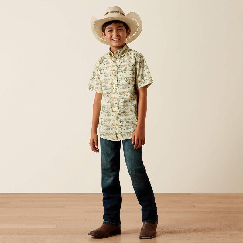 Ariat Boys Sable Shirt Scenic Print