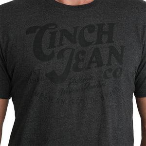 Cinch Men's Charcoal Logo Tee Shirt