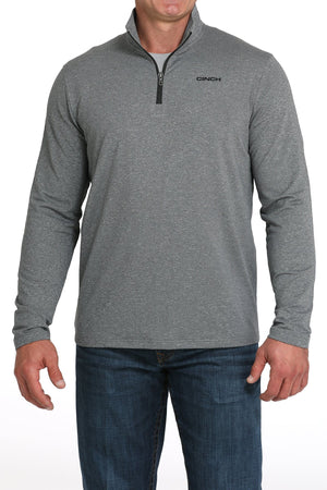 Cinch Men's 1/4 Zip Charcoal Pullover