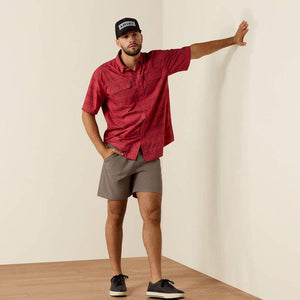 Mens Ariat Printed VentTEK Outbound Classic Fit Shirt