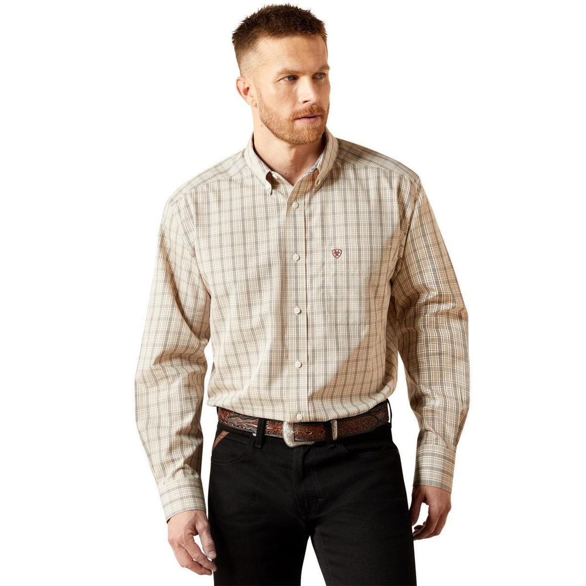 Mens Wrinkle Free Alam Classic Fit Shirt