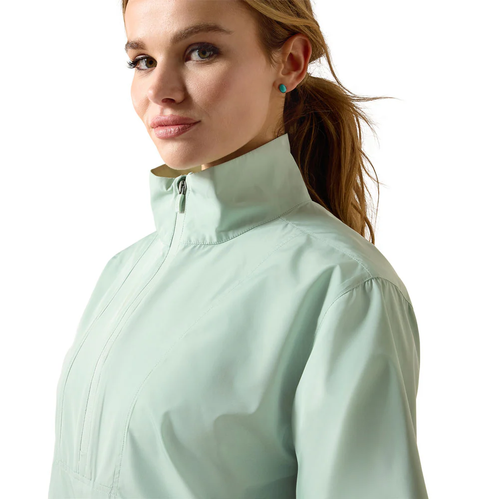 Ariat Women's Whisper Pullover Jacket in Silt Green.