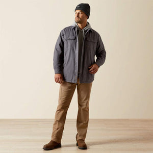 Mens Ariat Rebar Canvas Shirt Jacket