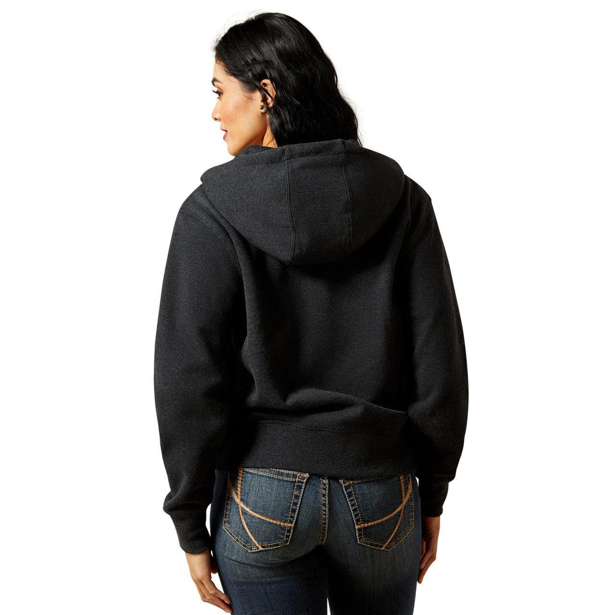 Womens Ariat Stitched Full Zip Hoodie