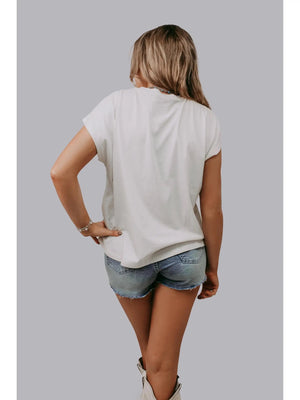 Roped Embroidery T Shirt