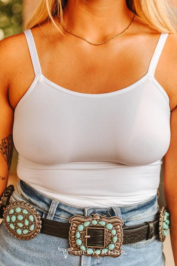 Adjustable Spaghetti Strap Compression Cami