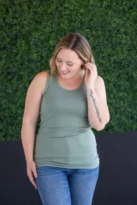Green tank top