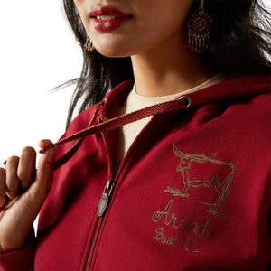 WOMENS Ariat Stitched Full Zip Hoodie