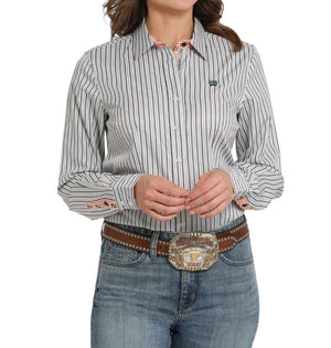Women's Cinch Button Down Shirt