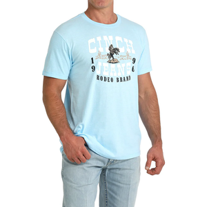 Cinch Men's Blue 1996 Rodeo Logo Tee Shirt