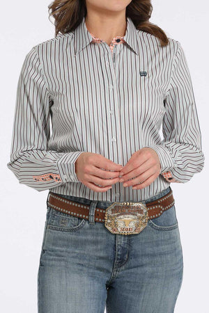 Women's Cinch Button Down Shirt