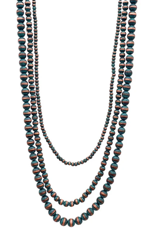 WESTERN MULTI STAND NAVAJO PEARL NECKLACE