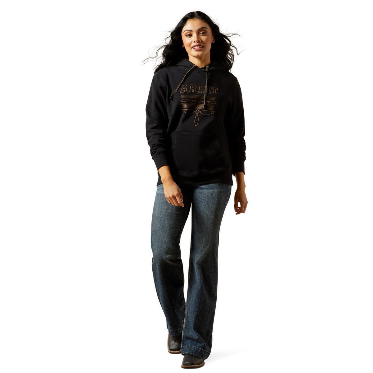 Womens Ariat Booted Logo Hoodie