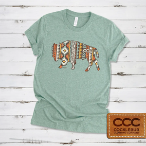 Aztec Buffalo Graphic Tee