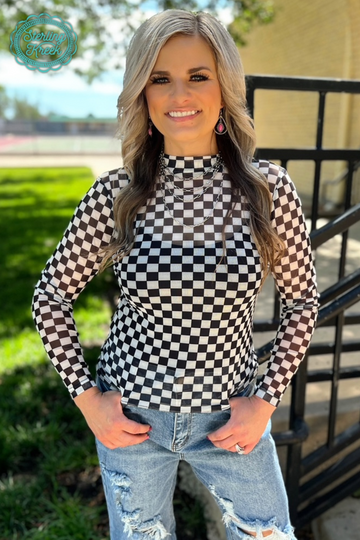 ROUND THE TRACK MESH TOP