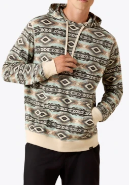 Serape patterned hoodie
