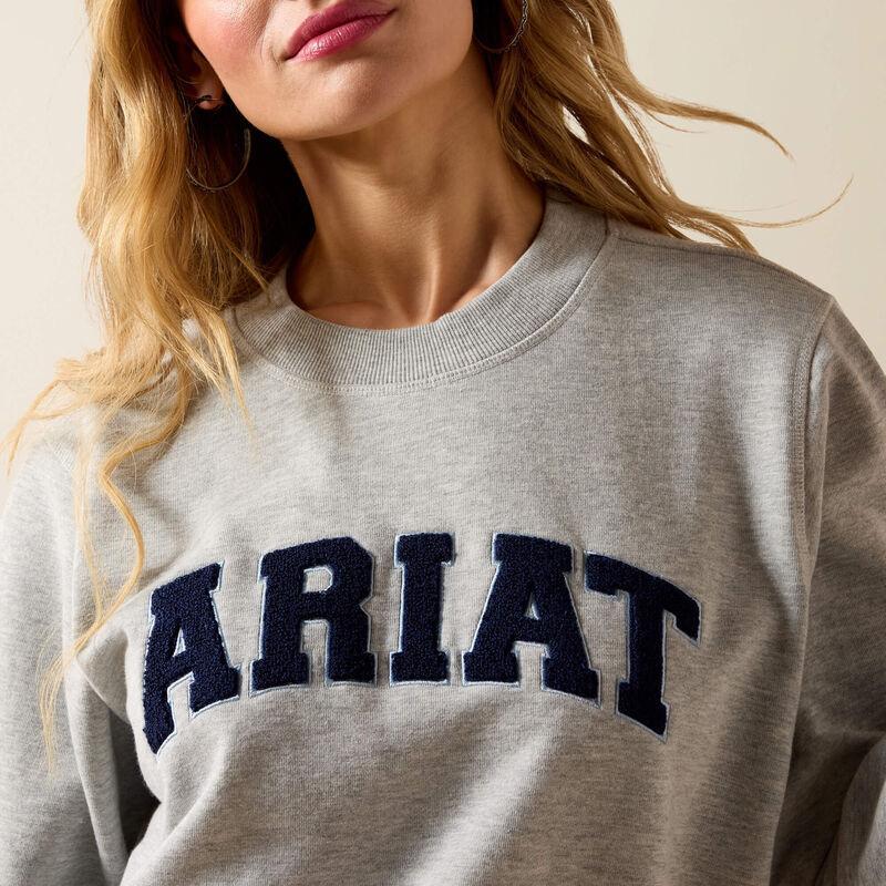 Grey Ariat crewneck sweatshirt