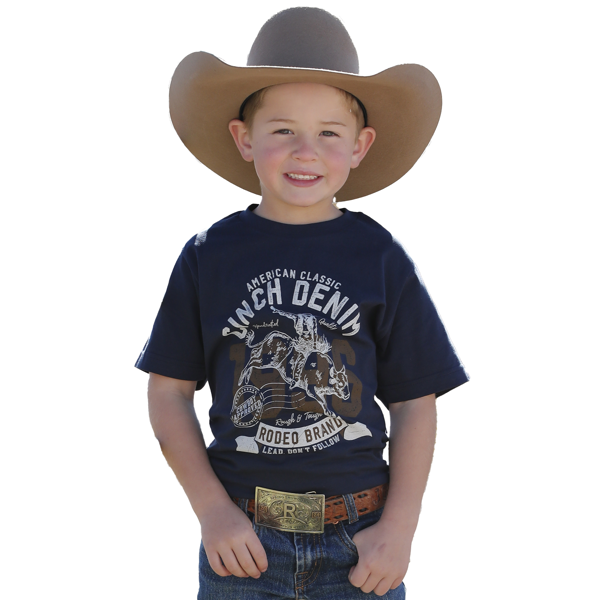 CINCH - Boys' Bull Rider Denim Tee