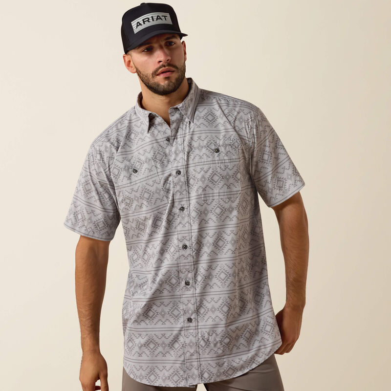 Mens Ariat Printed 360 Airflow Classic Fit Shirt