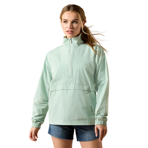 Ariat Women's Whisper Pullover Jacket in Silt Green.