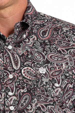 Cinch Mens Long Sleeve Paisley Shirt