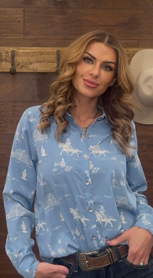 Ariat Homestyle Ranch Scape Shirt