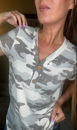 The Charlee Camo Top